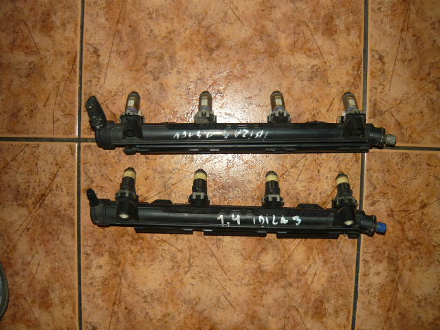 фото №1, Планка впрыскивающий ibiza 6l 3 6j iv 1,2 1,4 1,6 vw