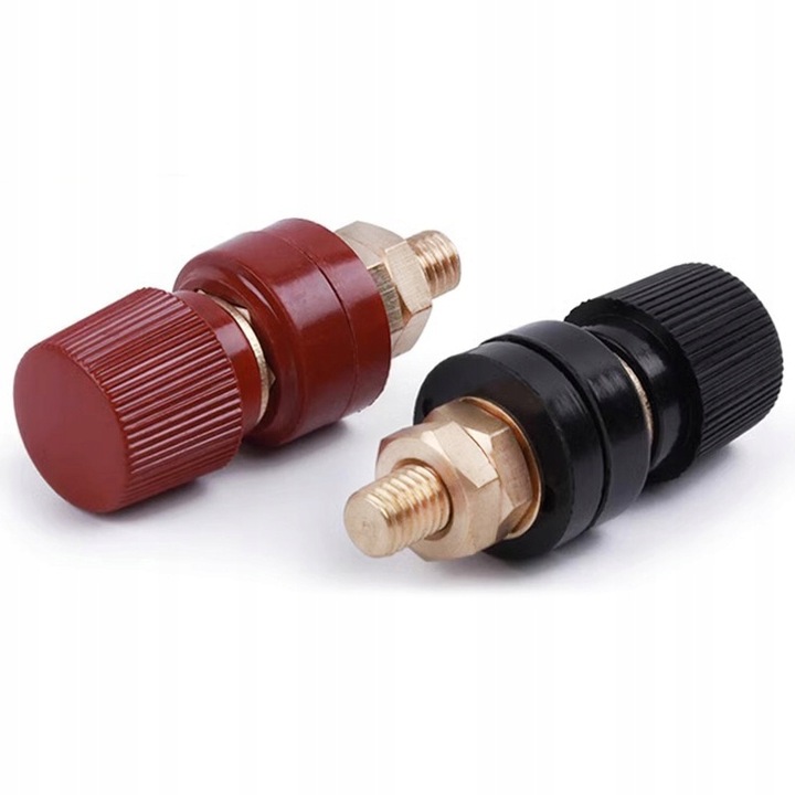 фото №6, Набір затискачів акумулятора з'єднувачі m8 wysokoprądowe стійки wiążące 2szt