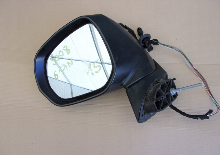фото №6, Peugeot 3008 i зеркало левая 6 pin правые 8 pin