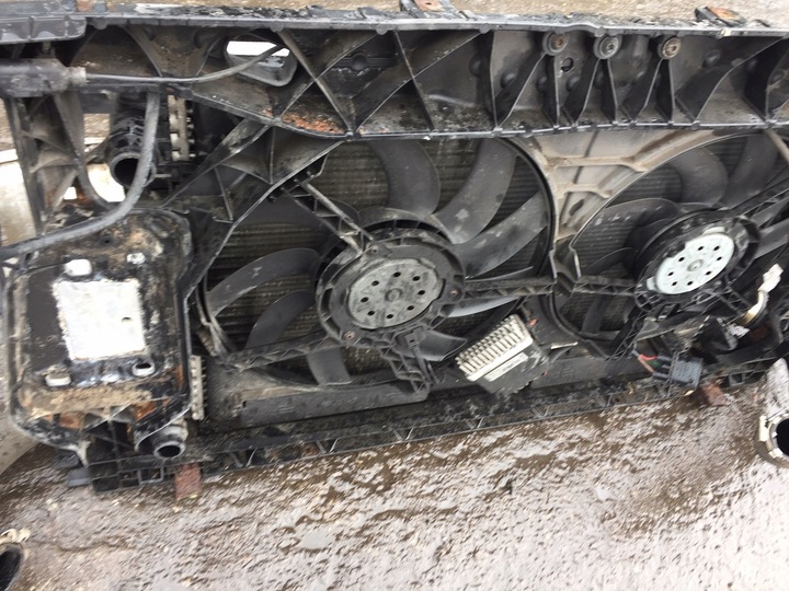 фото №6, A4 b8 2.0 tdi pas переднє вентилятори радіатор
