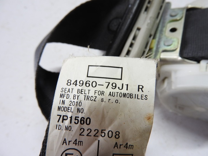 фото №9, Suzuki sx4 06-12 pas безопасности правые зад 84960-79j1