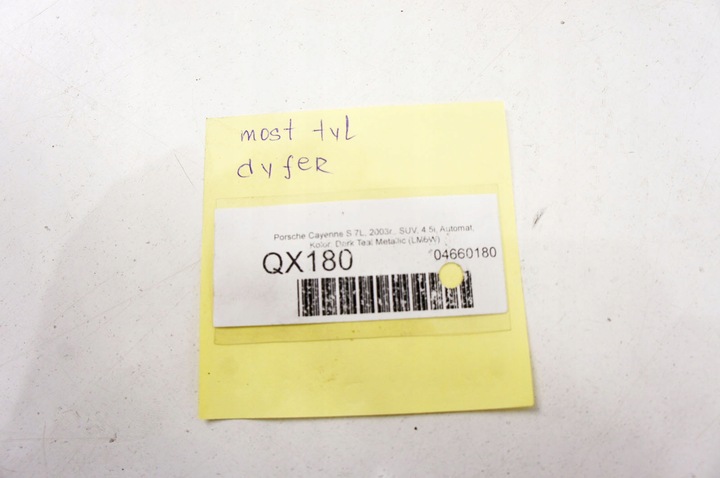 фото №8, Qx180 porsche cayenne s 7l 4.5i мост дифференциал зад задний 4460060058