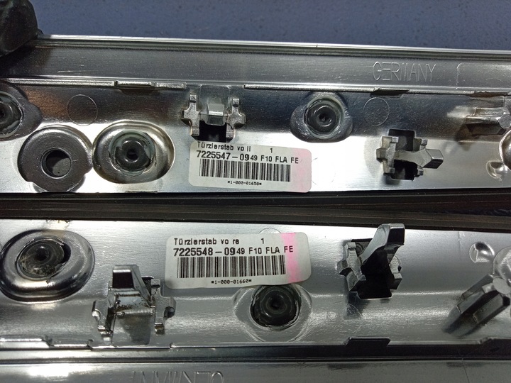 фото №11, Bmw 5 f10 f11 планки декоры дверь fineline антрацит комплект