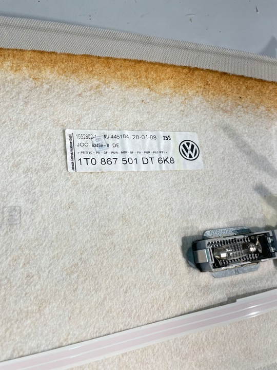 фото №9, Vw touran рестайлинг потолок 1t0867501ef 6k8 оригинал