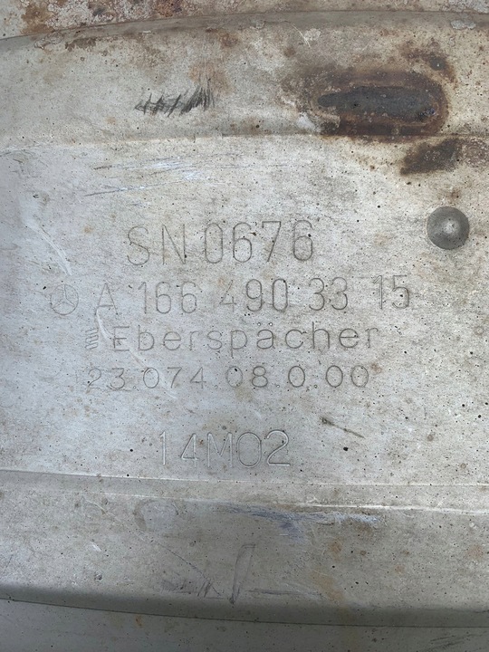 фото №4, Вихлоп kpl. mercedes gl gls w166 v8 4,7 500i 1