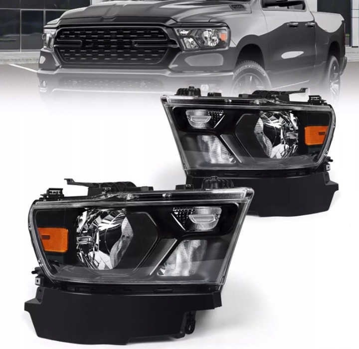 фото №1, Набір фари перед dodge ram 1500 19-23