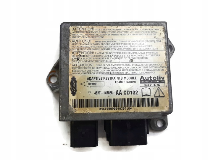 фото №1, Ford mondeo mk3 подушка безпеки датчик 4s7t-14b056-aa