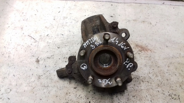 фото №1, Поворотна опора ступиця праві перед передня 36z mazda 3 bk 1.4 16v 03-