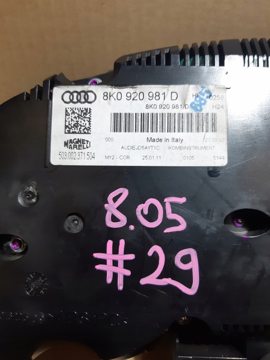 фото №5, Audi a4 b8 tdi спидометр приборы uk 8k0920981d