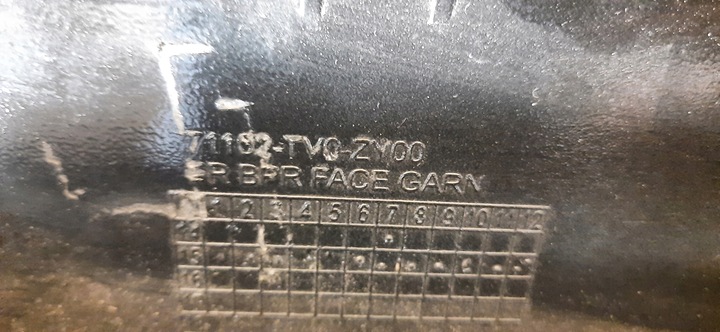 фото №12, Накладка бампера honda civic ix рестайлинг