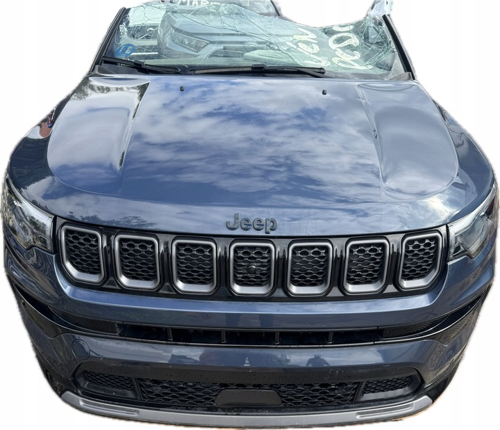 фото №1, Jeep compass ii рестайлинг гибрид перед комплектный бампер лампы pas капот