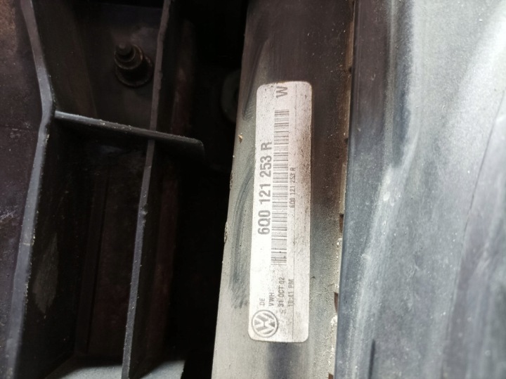 фото №10, Vw polo iv 9n 1.4tdi 75km усилитель передняя панель радиатор 6q0806564