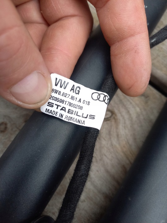 фото №5, Audi a5 8w siłowiniki крышки зад оригинал 8w8827861a