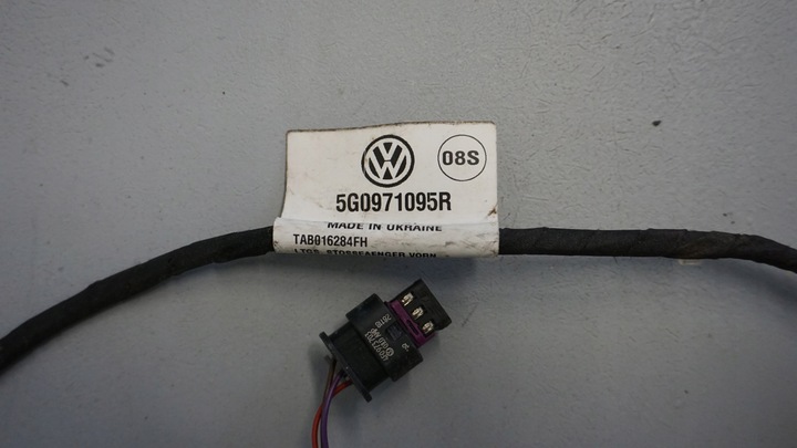 фото №8, Vw golf vii жгут установка бампера перед передняя 5g0971095r
