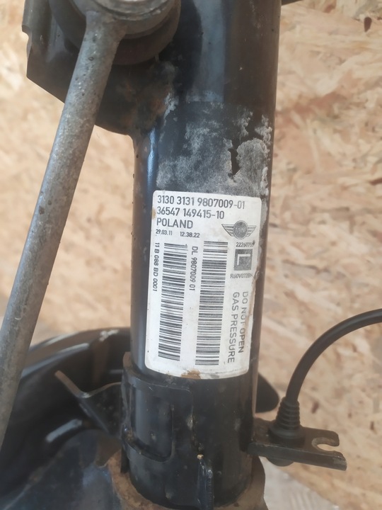 фото №11, Mini r60 поворотный кулак амортизатор левая левый macpherson 9804423 9807009