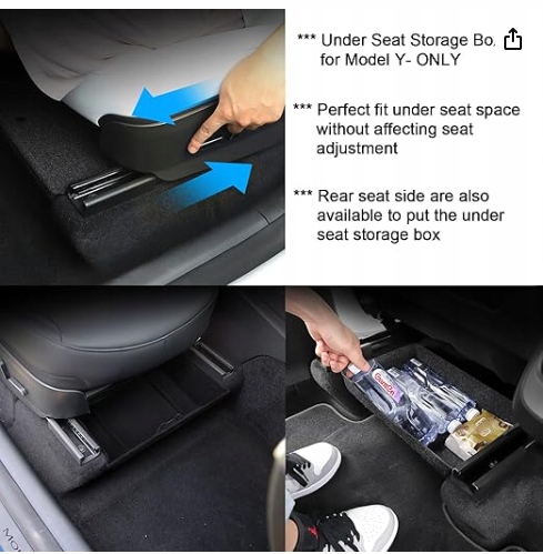фото №5, Tesla модель y 2021, 2022, 2023, аксесуари, органайзер do консолі середньої