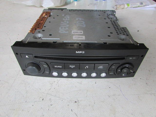 фото №1, Радио cd peugeot 207