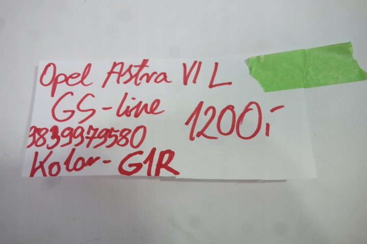 фото №12, Бампер перед opel astra l vi gs-line колір - g1r