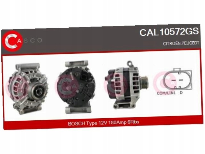 фото №2, Генератор casco cal10572gs