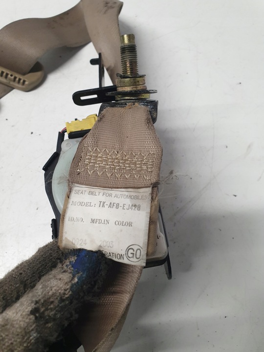 фото №6, Pas безопасности переднее правый honda accord vii