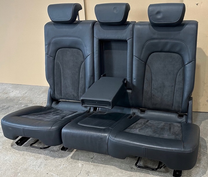 фото №4, Audi q5 8r диван зад кожа + алькантара