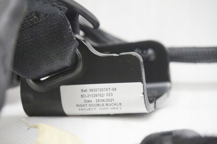 фото №3, Застібка ременів opel astra 6 vi l 21- hb 98307207xt