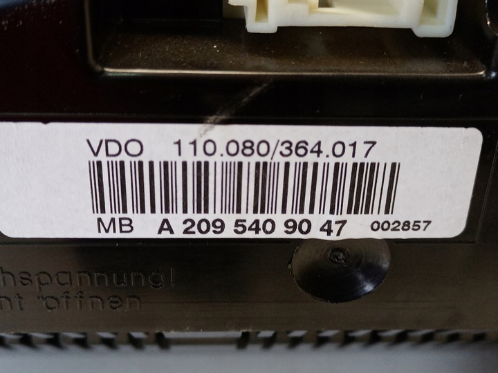 фото №6, Спидометр приборы mercedes clk w209 1.8 автомат англичанин a2095409047