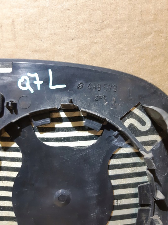 фото №6, Audi q7 4l скло дзеркало вкладка лівий з підігрівом передній рестайлінг 05-09r