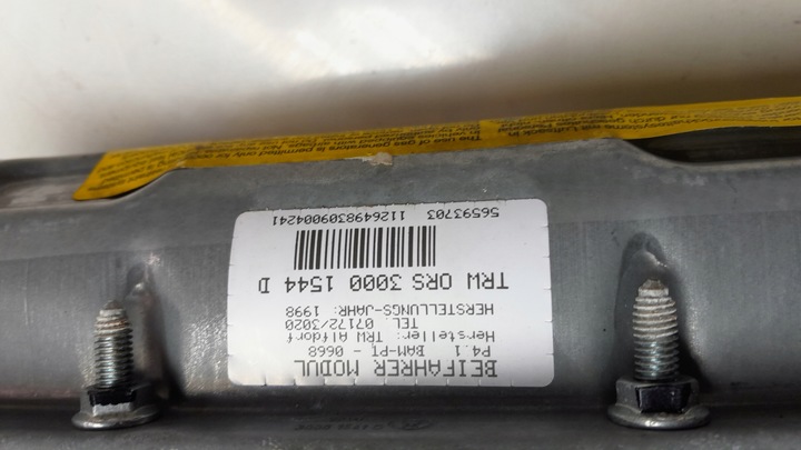 фото №8, Подушка подушка безопасности пассажира правая ford focus mk1