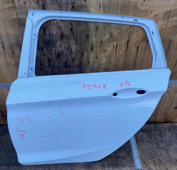 фото №3, Opel astra k v універсал двері ліві задні лівий зад