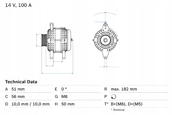фото №2, Генератор opel astra f astra f classic calibra a combo мінівен corsa