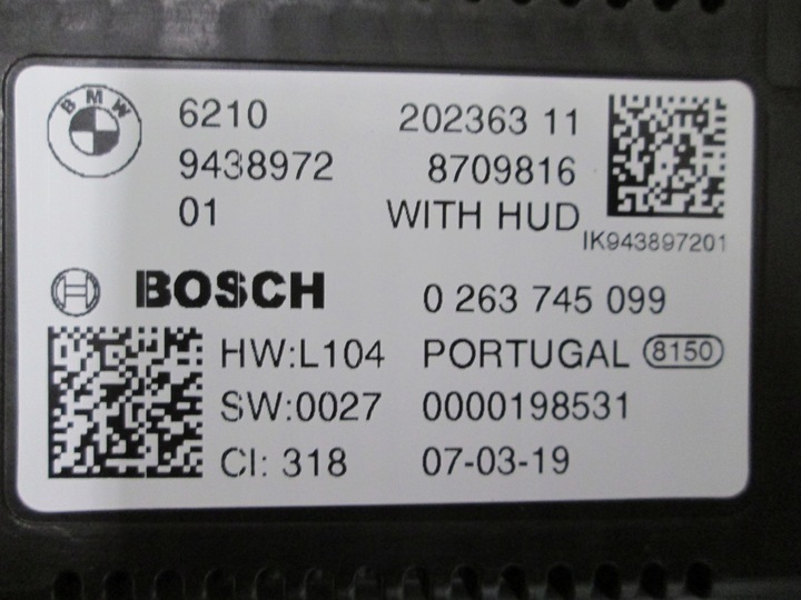 фото №8, Bmw 1 f40 2 f44 z4 g29 спідометр  led 10.25``