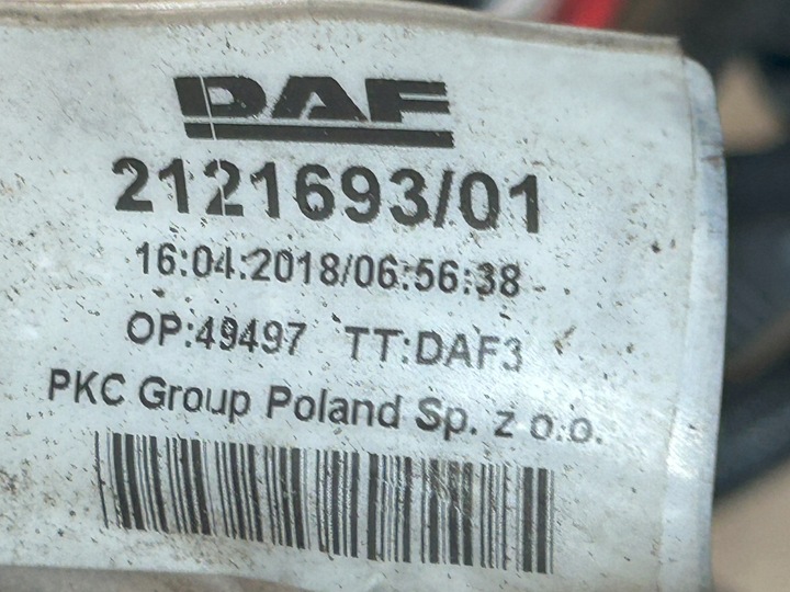 фото №6, Джгут przedwodów каталізатора daf xf 106 2121693