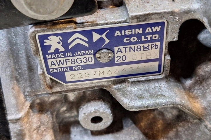 фото №10, Коробка передач коробки передач citroën c4 ii b7 awf8g30 1.2l бензин 2023