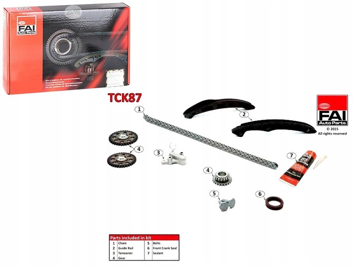 фото №1, Набор цепи распределительный вал fai autoparts 03c109158a