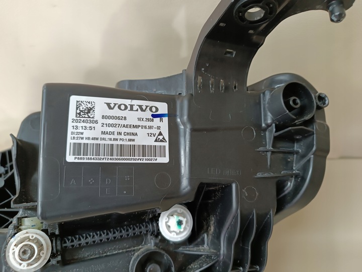 фото №13, Volvo ex30 фара лампа правая передняя 80000628 1ex2938 vxc