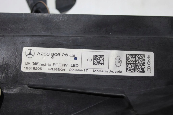 фото №10, Mercedes glc w253 полный led правый гибрид лампа prz