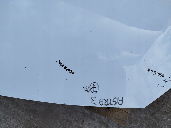 фото №9, Капот крышка оригинал лак opel astra j iv рестайлинг 2012-2015 цвет y40r