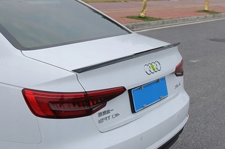 фото №5, Спойлер na крышка багажника спойлер do audi a4 b9 sedan 2015+ abs чёрный блеск sobmart