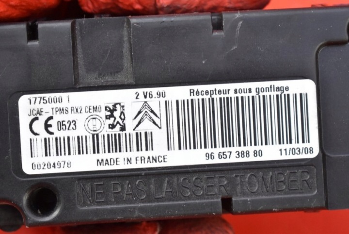 фото №7, Блок керування  модуль тиску шина 9665738880 citroen c4 picasso 1 i 06-13