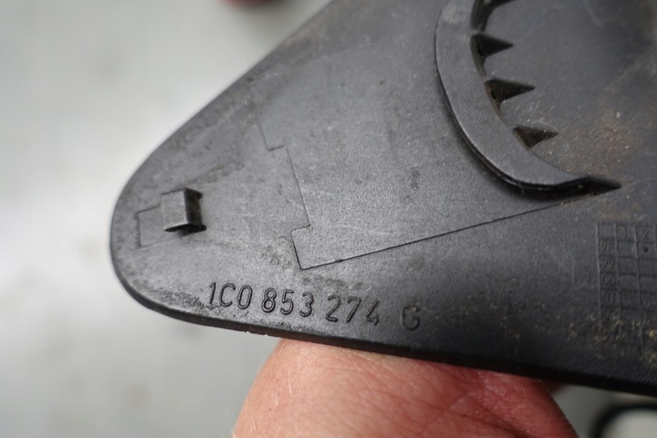 фото №6, Vw new beetle 98-02 корпус защита зеркало петля дверь треугольник правая