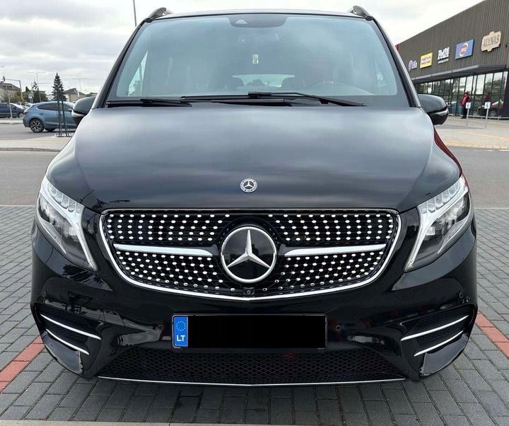 фото №11, Решётка радиатора решётка mercedes v класс w447 15-19 amg diamond