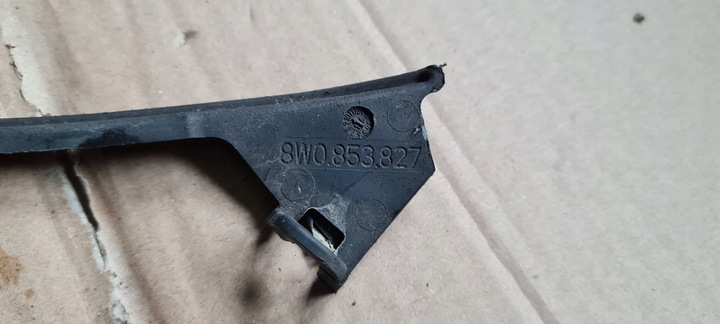 фото №5, S4 b9 8w a4 планка накладка спойлер подкрылки левый зад sedan 8w0853827