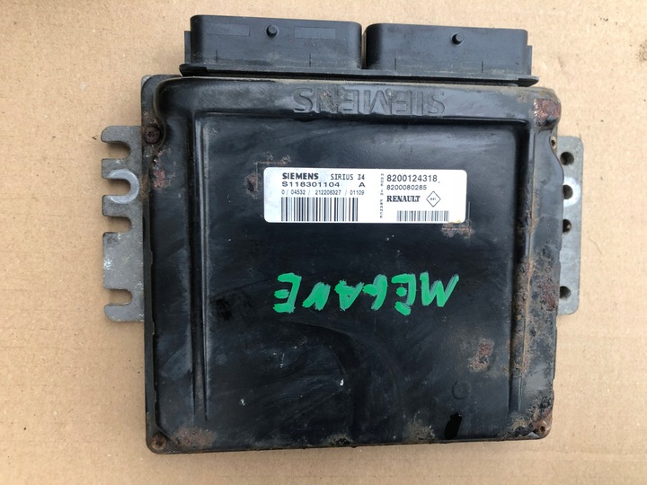 фото №7, Компьютер двигателя renault scenic i 99-02 s118301104a 8200124318