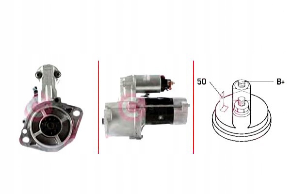 фото №2, Casco стартер md156986 md164975 md191433 md1569