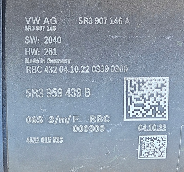 фото №7, Vw golf 8 octavia 4 рейка рульового управління планка підсилювача 5wb423050ak 5wb423105a