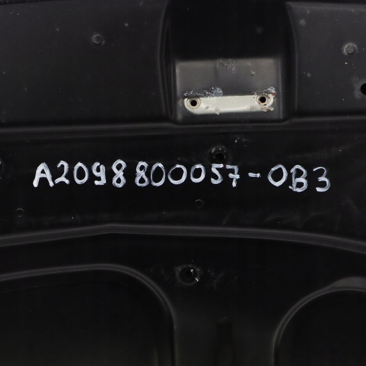 фото №15, Капот крышка двигателя mercedes a209 c209 обсидиан чёрный чёрный металлик 197