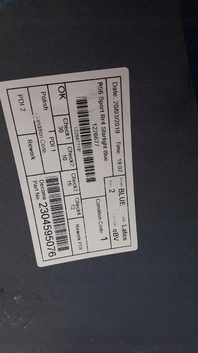 фото №9, Бампер mini cooper f56 s sport зад задній 14-