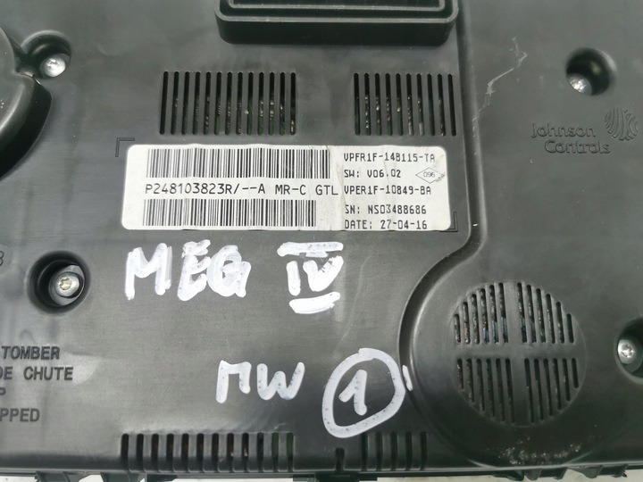 фото №10, Спидометр приборы renault megane iv gt p248103823r eu