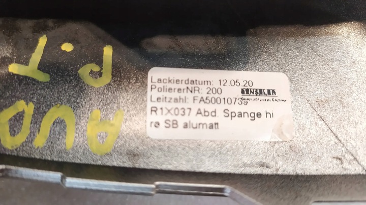 фото №7, Рамка бампер зад правая audi a3 rs3 8v4807732b